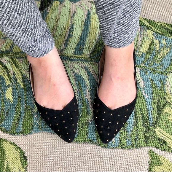 A New Day • Black Suede Flats - Picture 7 of 7